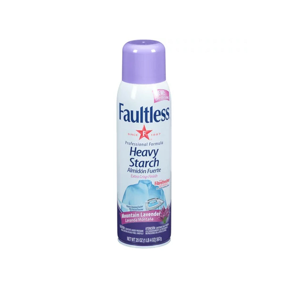 Faultless Heavy Starch Lavender Fresh Scent 567g - Snapcart.pk