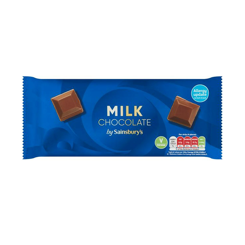 Sainbury's Milk Chocolate Bar 200g - Snapcart.pk