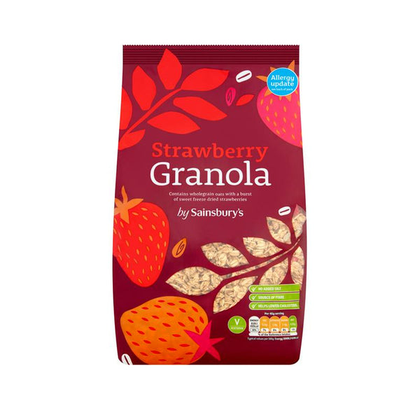 Sainsbury's Granola, Strawberry 1kg - Snapcart.pk