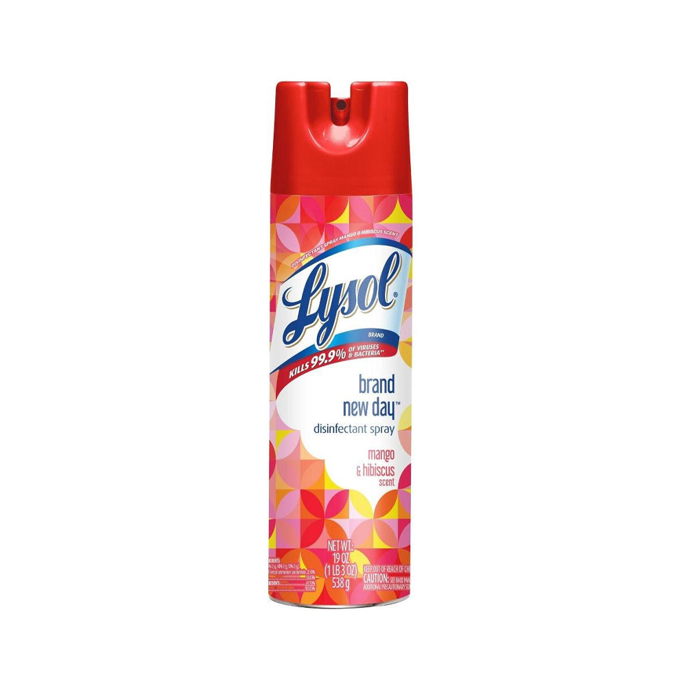 Lysol Mango & Hibiscus Disinfectant Spray 538g - Snapcart.pk