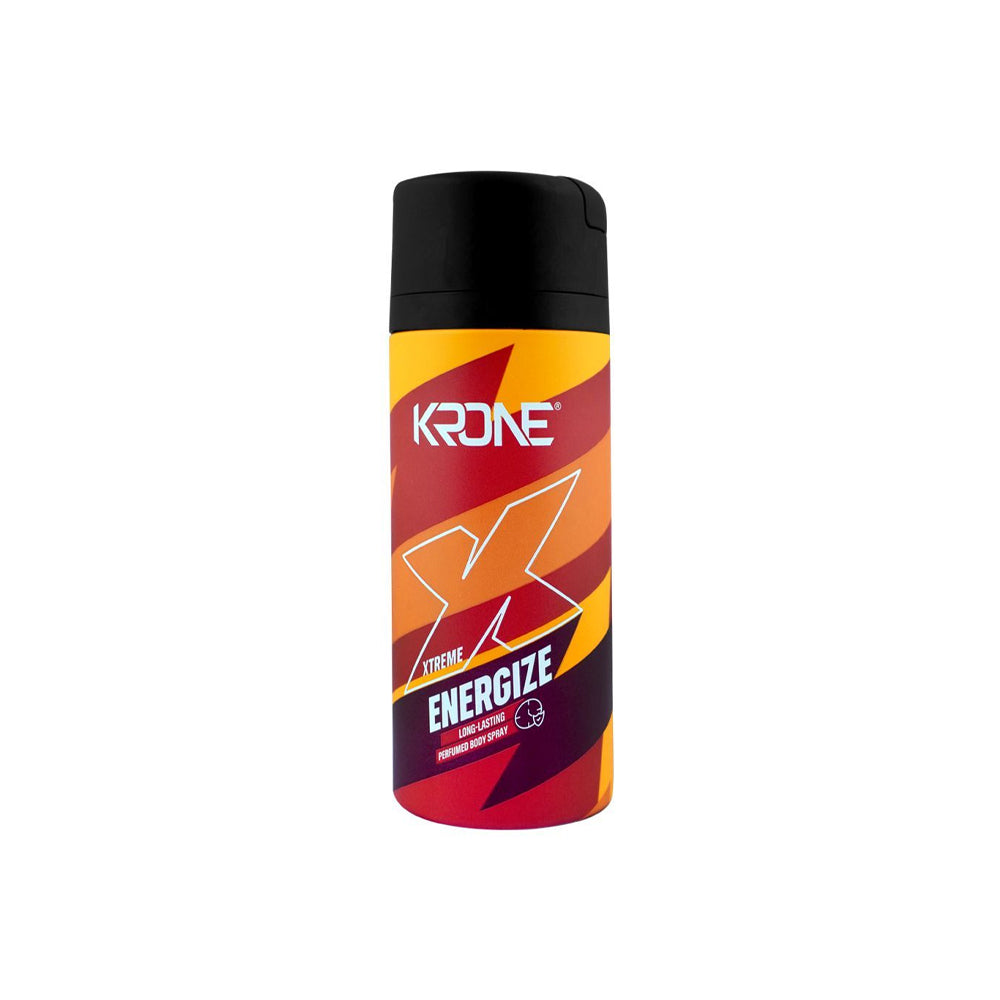 Krone Xtreme Energize Body Spray 150ml - Snapcart.pk