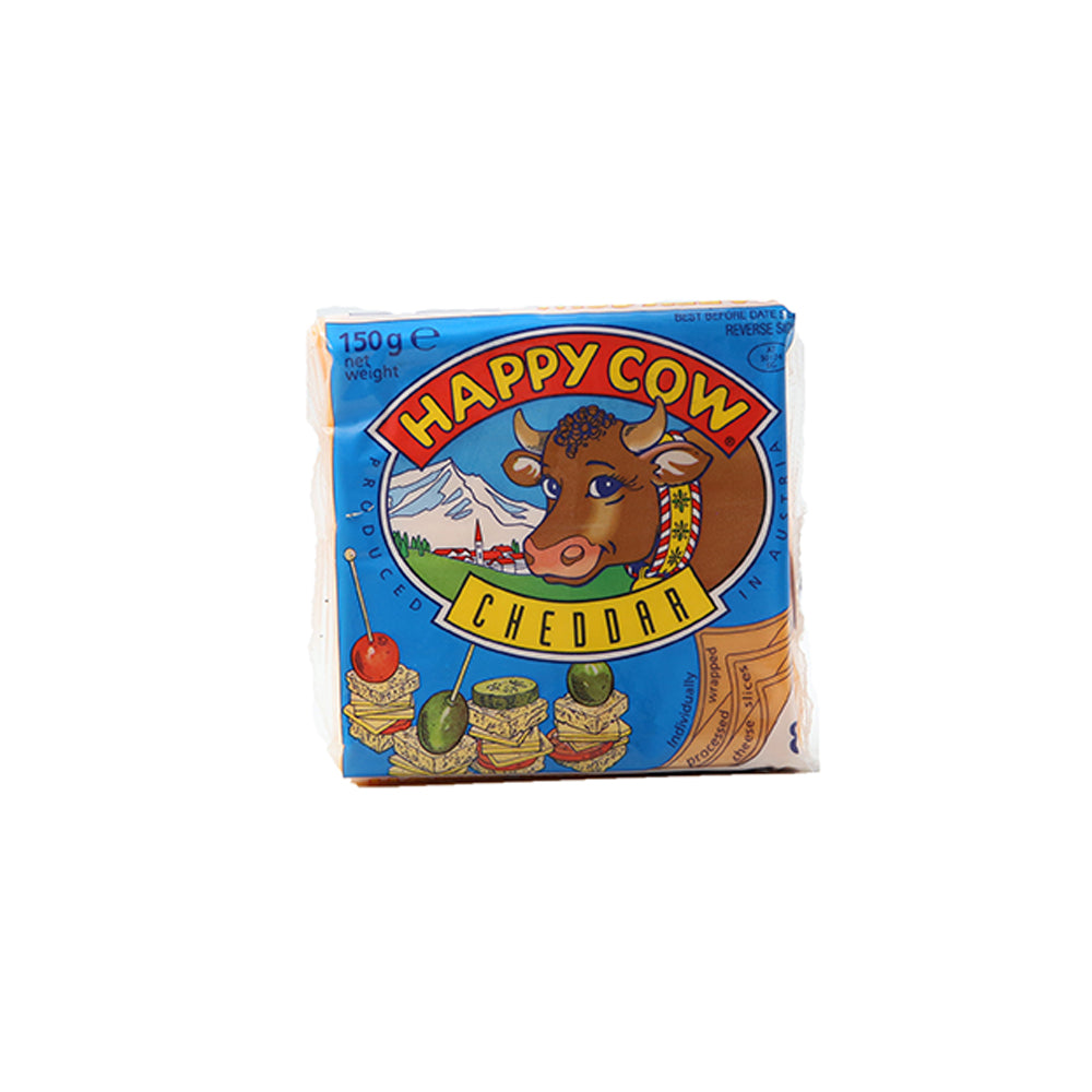 Happy Cow Cheddar Slice 150g - Snapcart.pk
