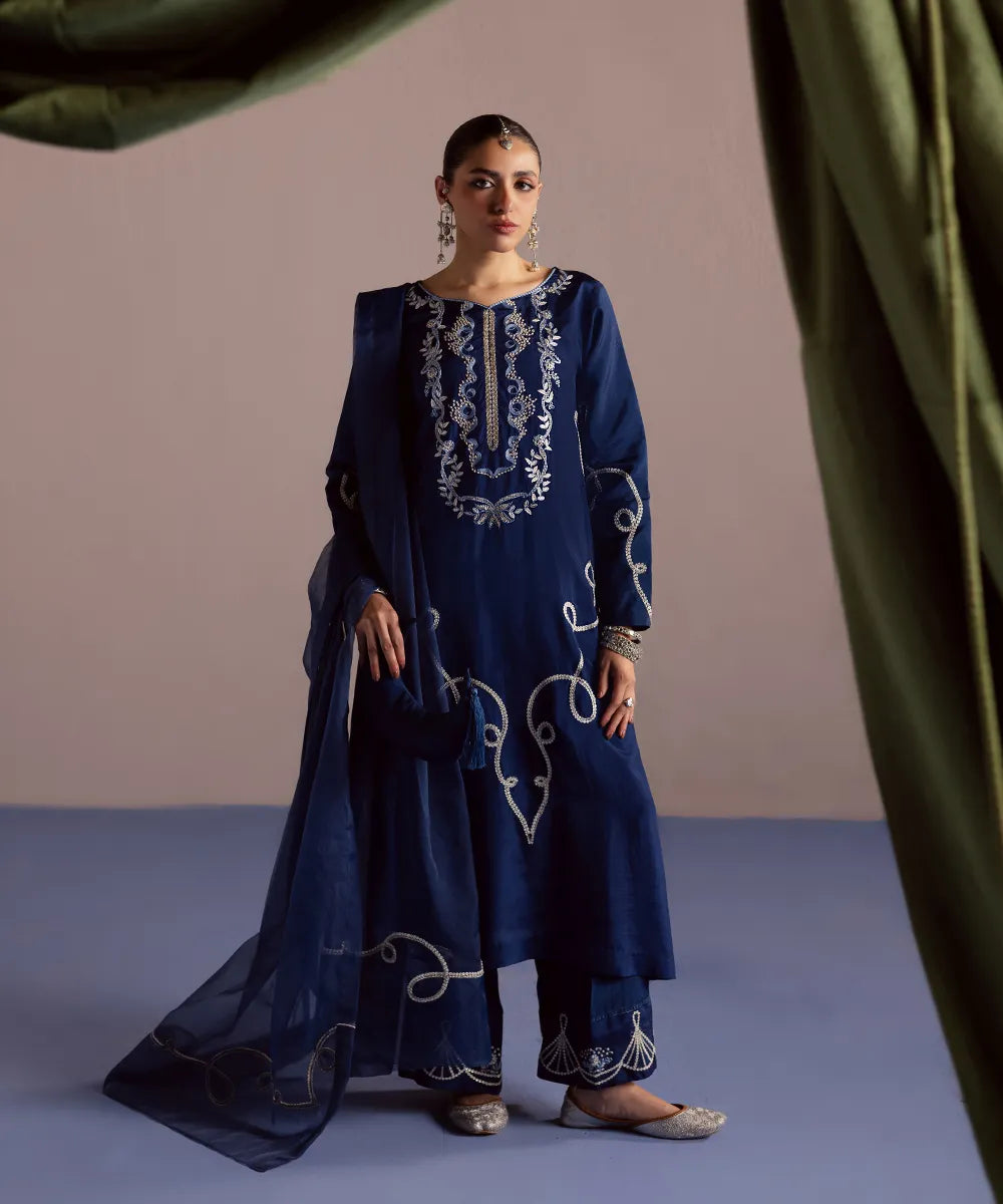 Mazil Stitched 3 Piece Formals Suit-Koyal