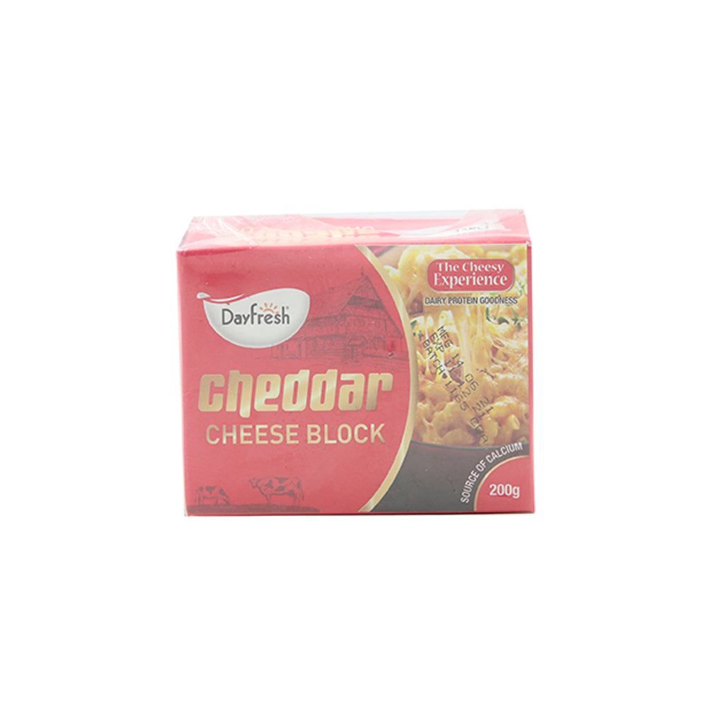 Dayfresh Cheddar Cheese Block 200g - Snapcart.pk