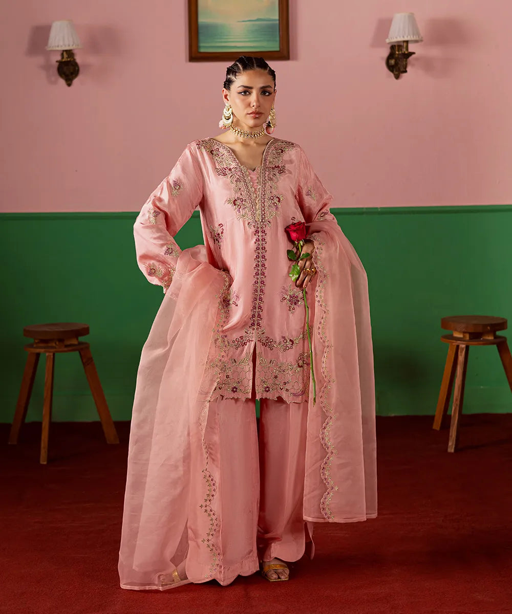 Mazil Stitched 3 Piece Formals Suit-Secret Garden
