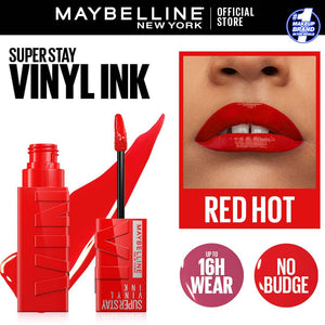 Maybelline New York Superstay Vinyl Ink - Redhot - My Store