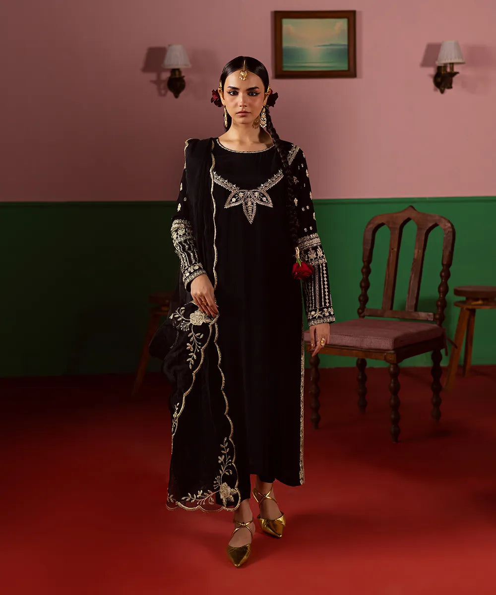 Mazil Stitched 3 Piece Formals Suit-Mehr
