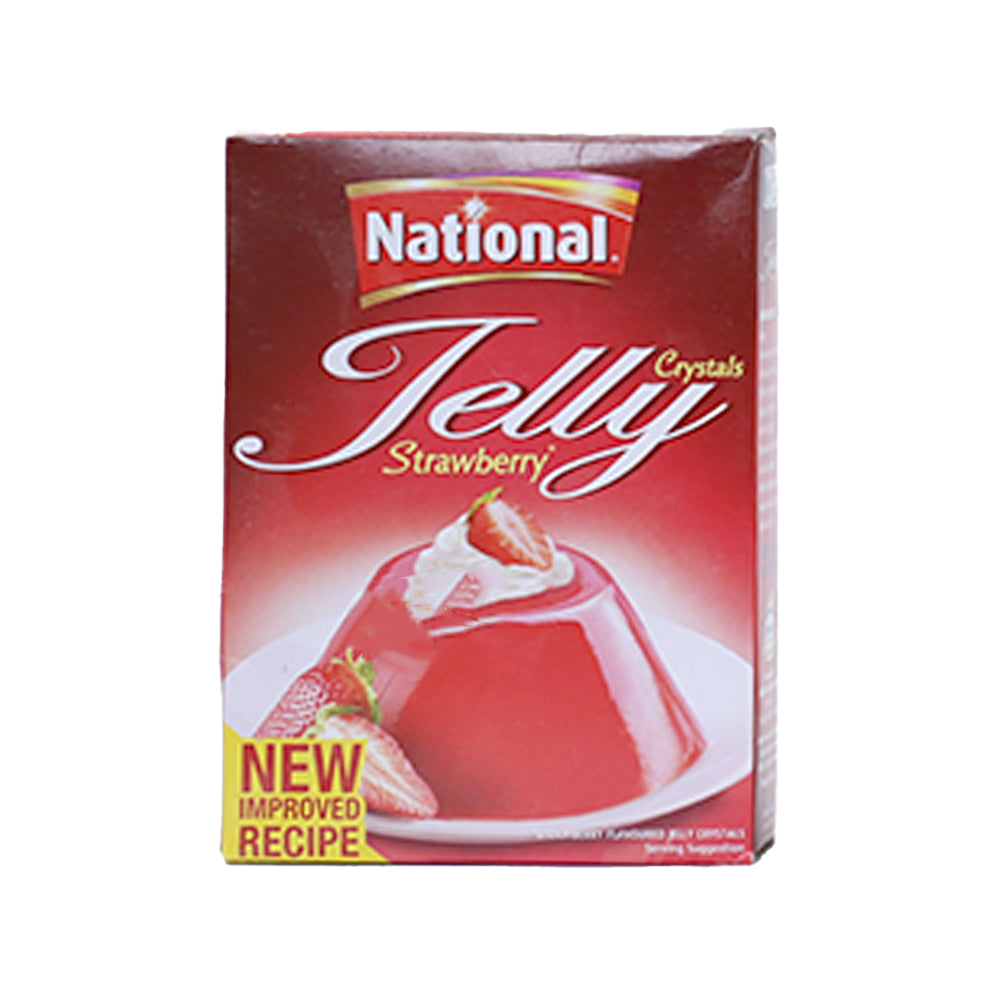 National Foods Jelly Strawberry 80g - Snapcart.pk