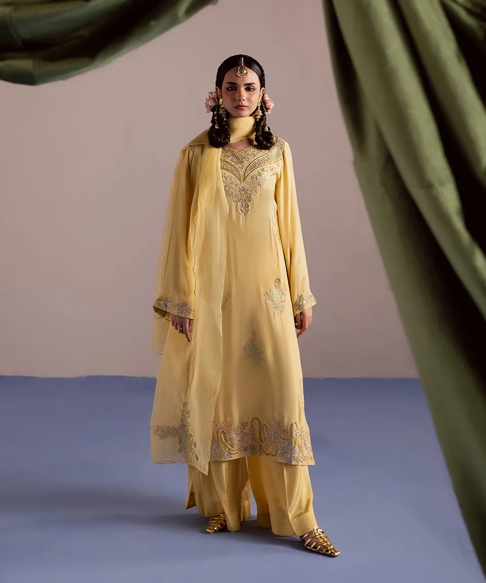 Mazil Stitched 3 Piece Formals Suit-Bulbul