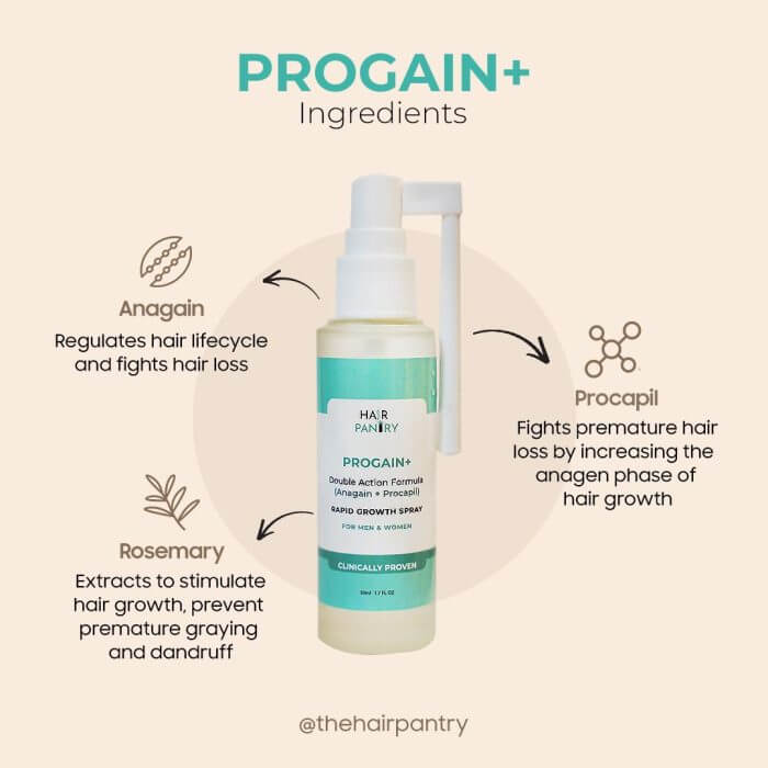 Hair Pantry - Progain+ Rapid Growth Serum - Regular 50Ml