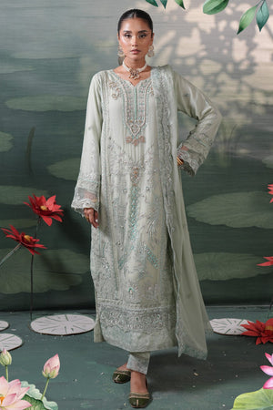 Silvana By Guzel Stitched 3 Piece Luxury Chiffon Collection'2025-02-Alva