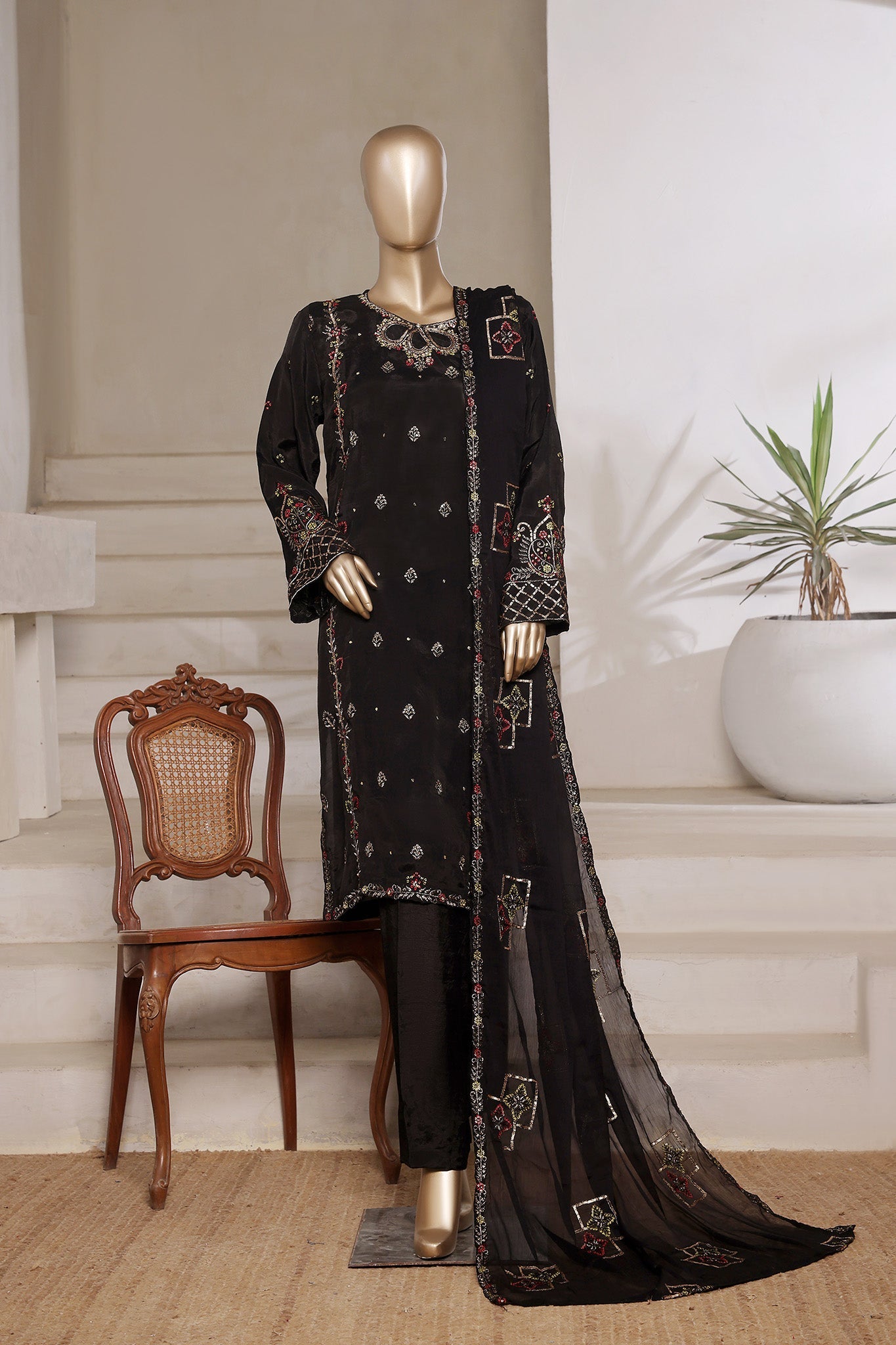 Khombi Stitched 3 Piece Luxury Formals Suit-175-B