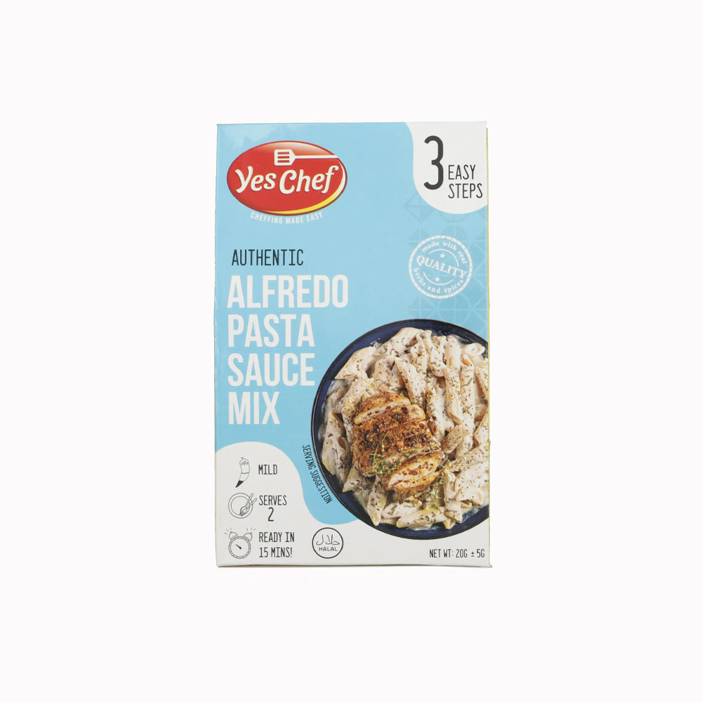 Yes Chef Alfredo Pasta Sauce Mix 25g - Snapcart.pk