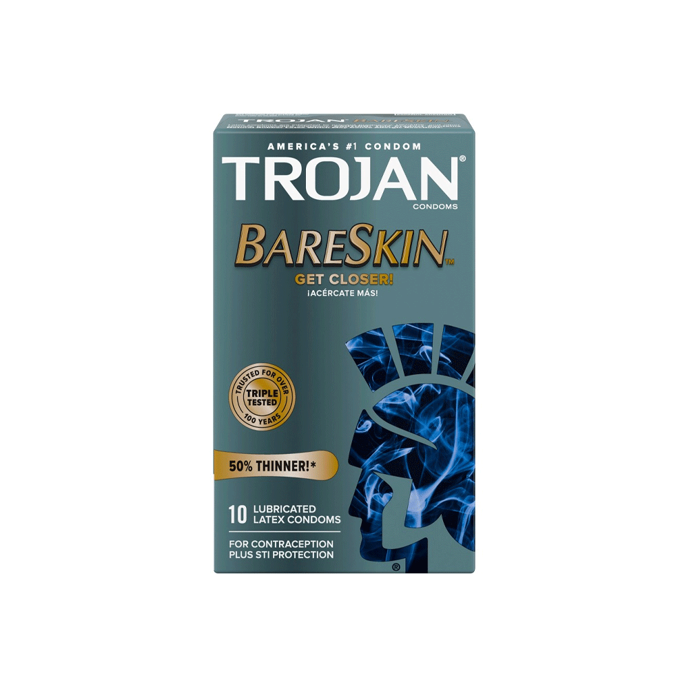 Trojan Bareskin Condoms 10s - Snapcart.pk