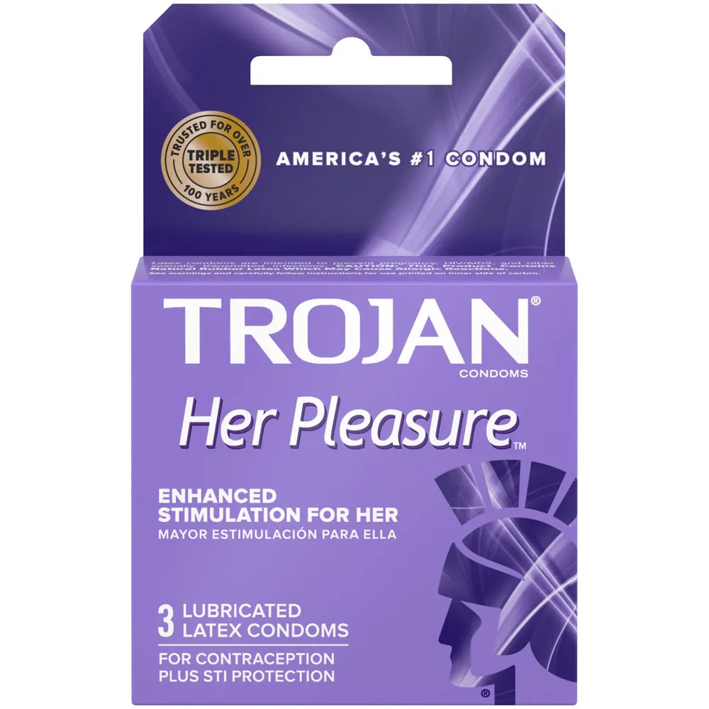 Trojan - Condom Her Pleasure Sensations - 3Ct