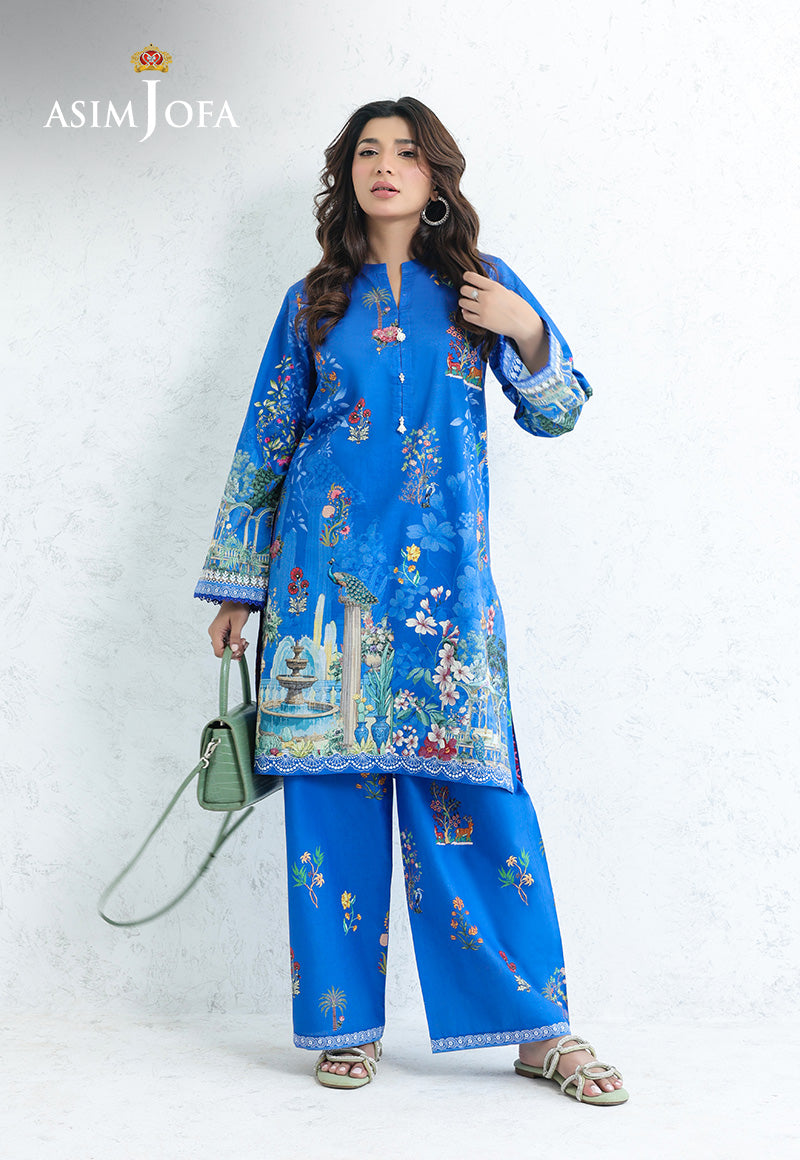 Daily Pret By Asim Jofa Stitched 2 Piece Cambric Suit-AJPB-215