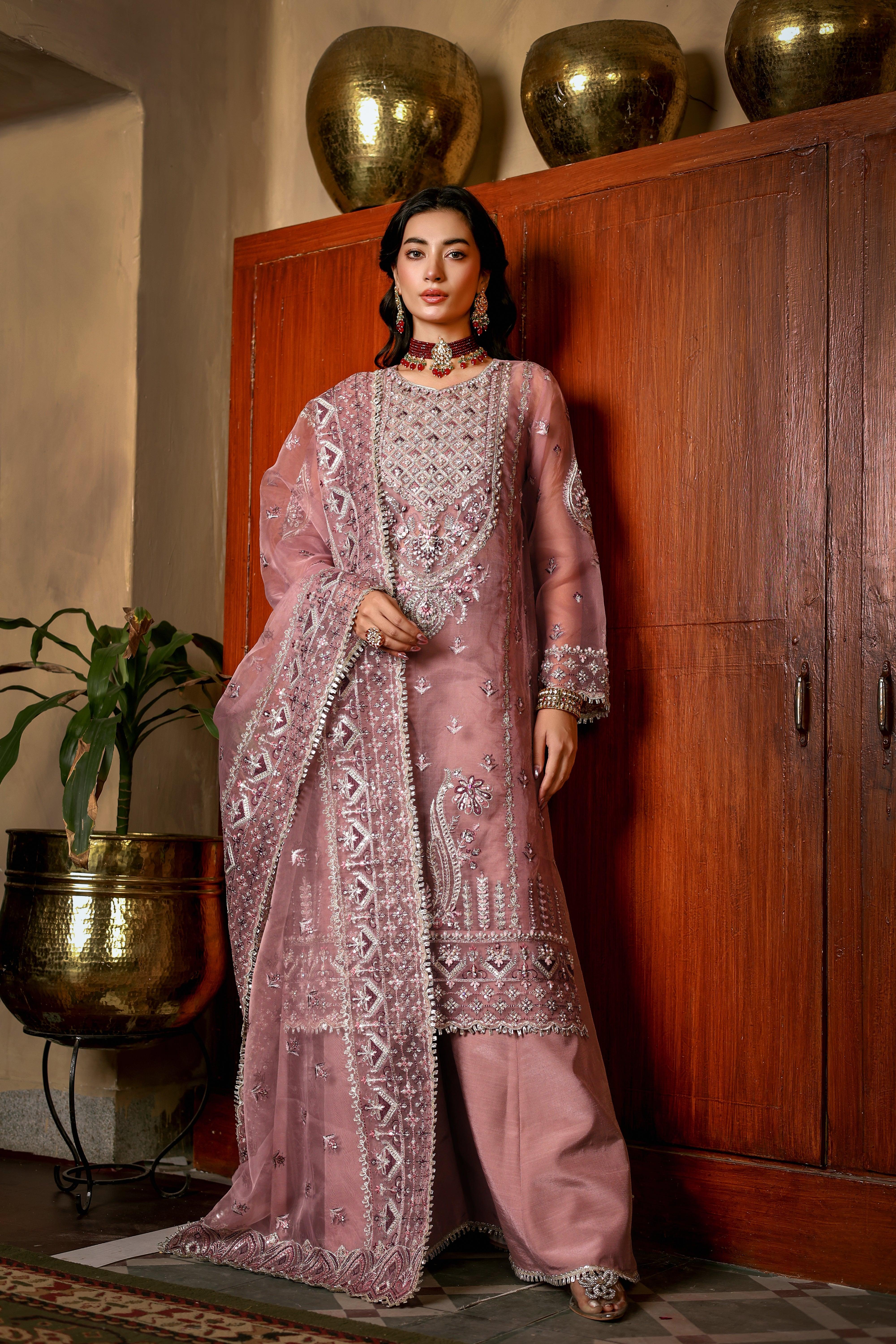 Ruburu By Imran Ramzan Unstitched 3 Piece Luxury Formals Collection'2025-MAAHRU - Unstitched