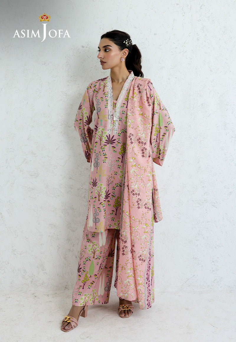 Daily Pret By Asim Jofa Stitched 3 Piece Cambric Collection'2025-AJPB-218