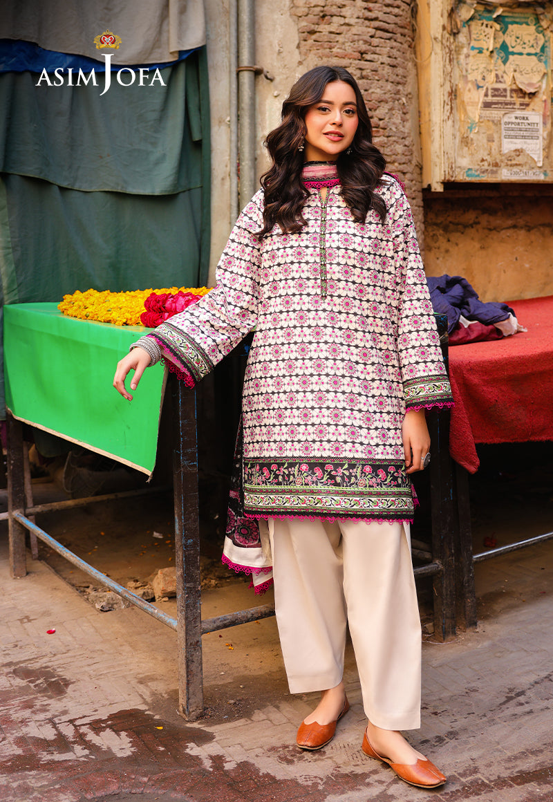 Asim Jofa Festive Edit '25 Ajubf-91 Digital Printed Lawn 3 Pcs