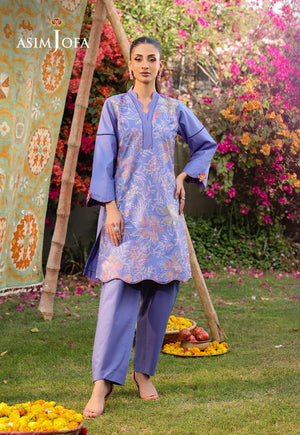 The Minimal Pret By Asim Jofa Stitched 2 Piece Cambric Collection-AJPB-180