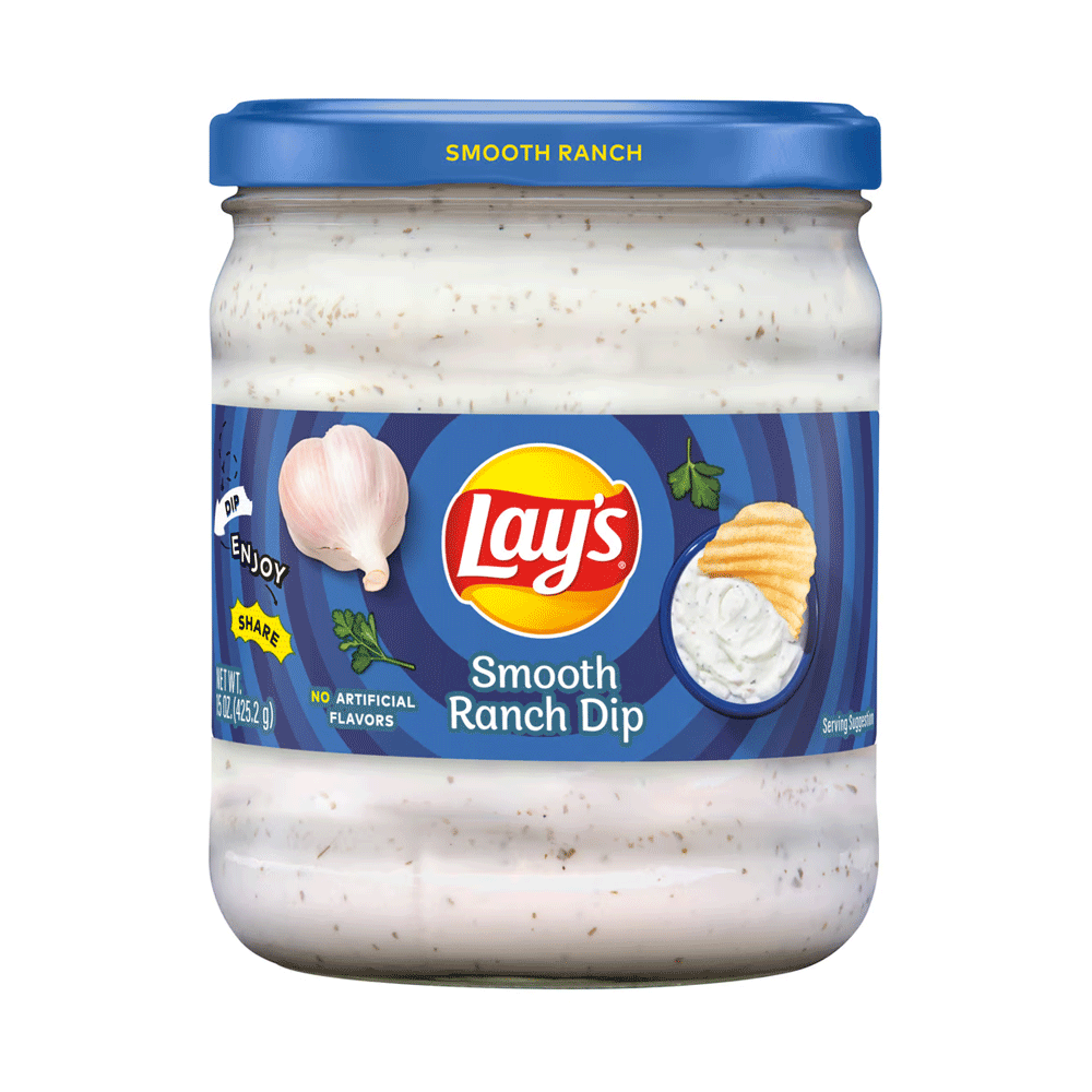 Lays Smooth Ranch Dip 425.2g - Snapcart.pk