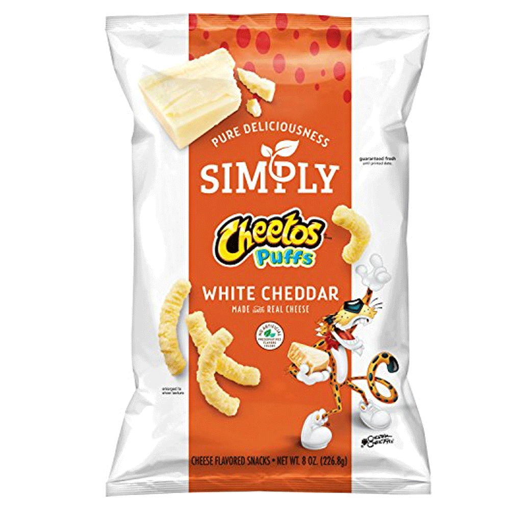 Simply Cheetos Puffs White Cheddar 226.8g