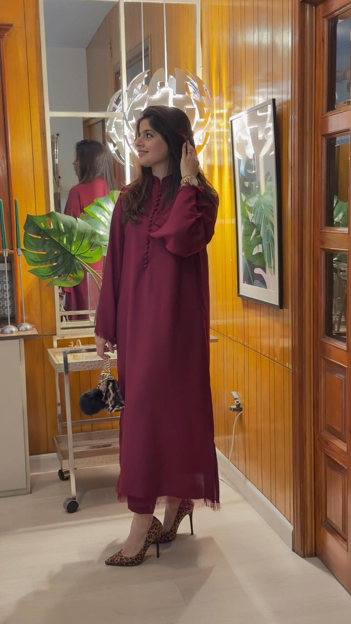 Manahils Stitched Meera Set (Button??)