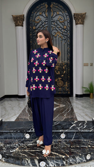 Manahils Stitched Threaded Treasure Two Pc