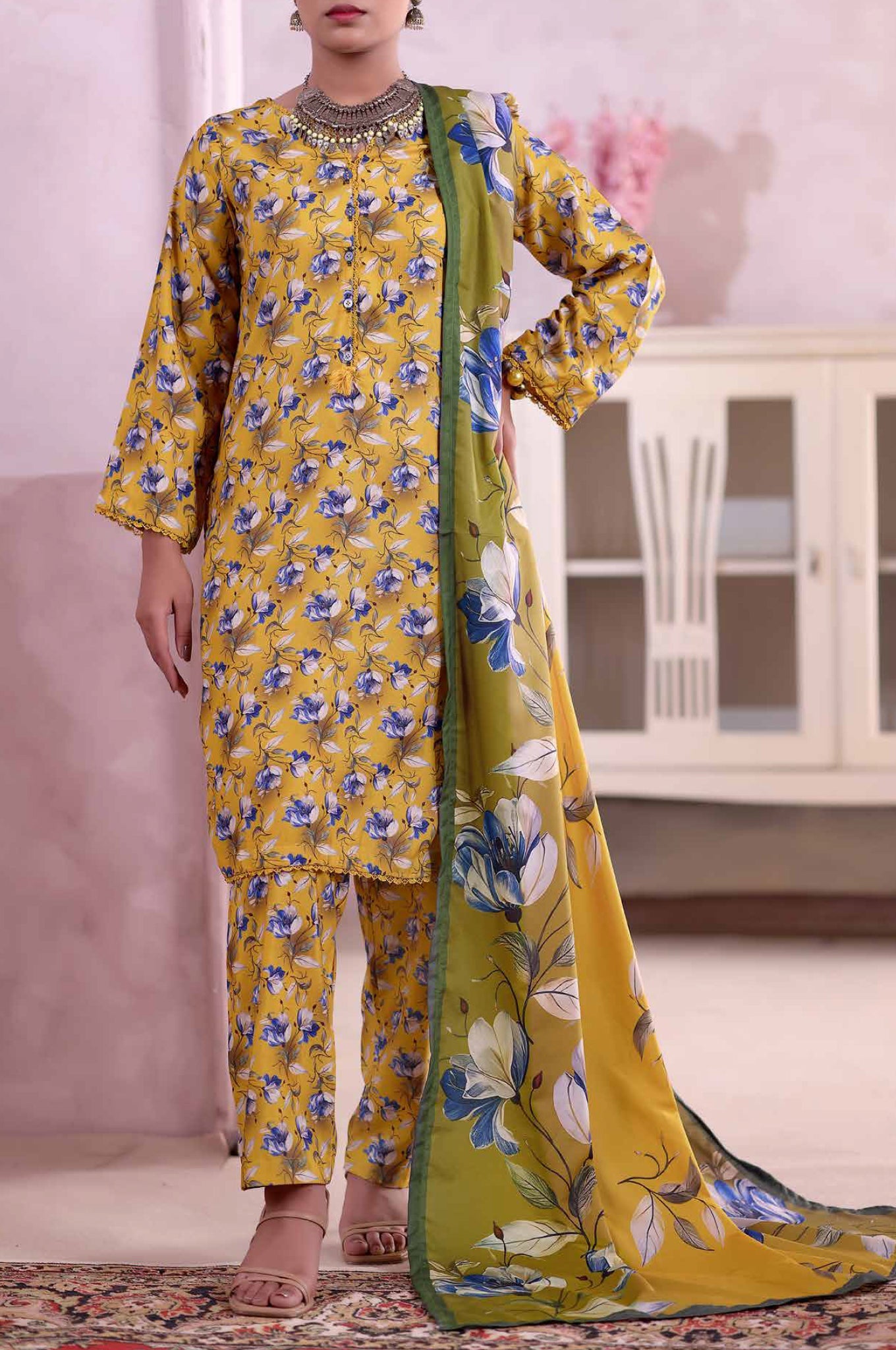 Khaas by Aizal Stitched 3 Piece Printed Ayudia Collection'2025-A-K-02