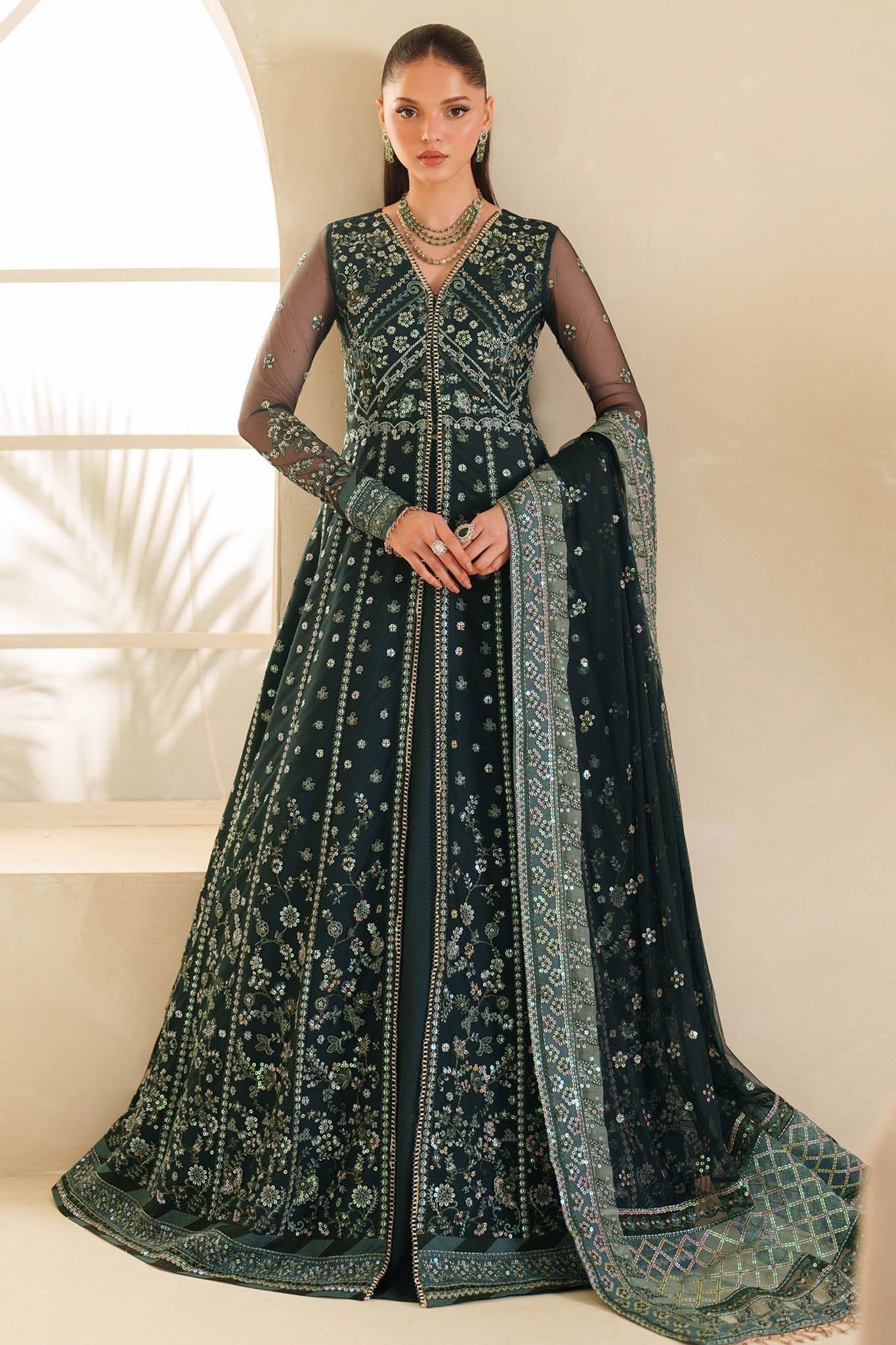 Meesa By Zarif Unstitched 3 Piece Luxury Formals Suit-ZRF-ML-02-RIMUL