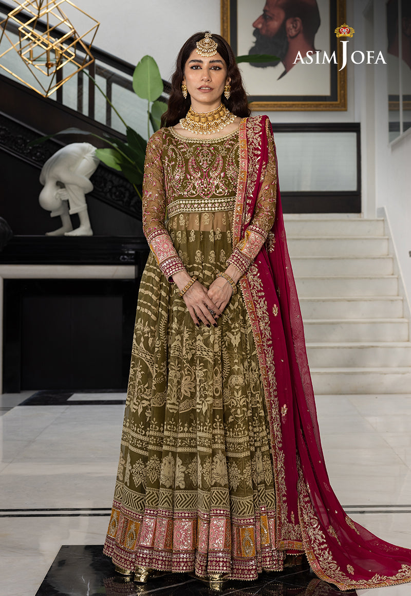 Asim Jofa Mera Haseen Jora - RTW Ajjh-03 Embroidered Chiffon 3 Pcs