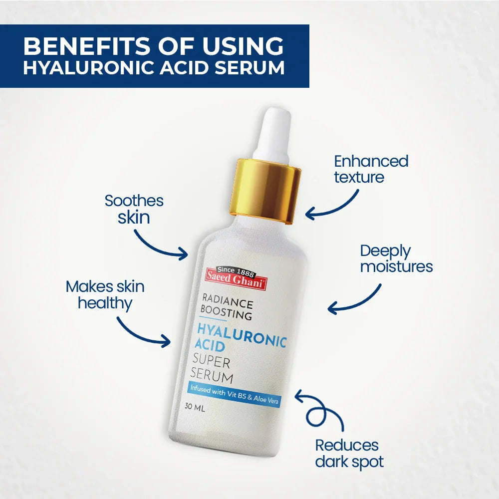 Saeed Ghani - Hyaluronic Acid Radiance Boosting Super Serum
