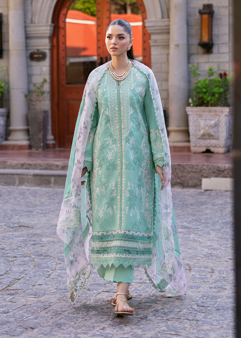 Bloom By Saira Shakira Unstitched 3 Piece Luxury Lawn Suit-03-B-Chloe