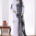Khombi Stitched 3 Piece Luxury Cotton Suit-J-401-OW