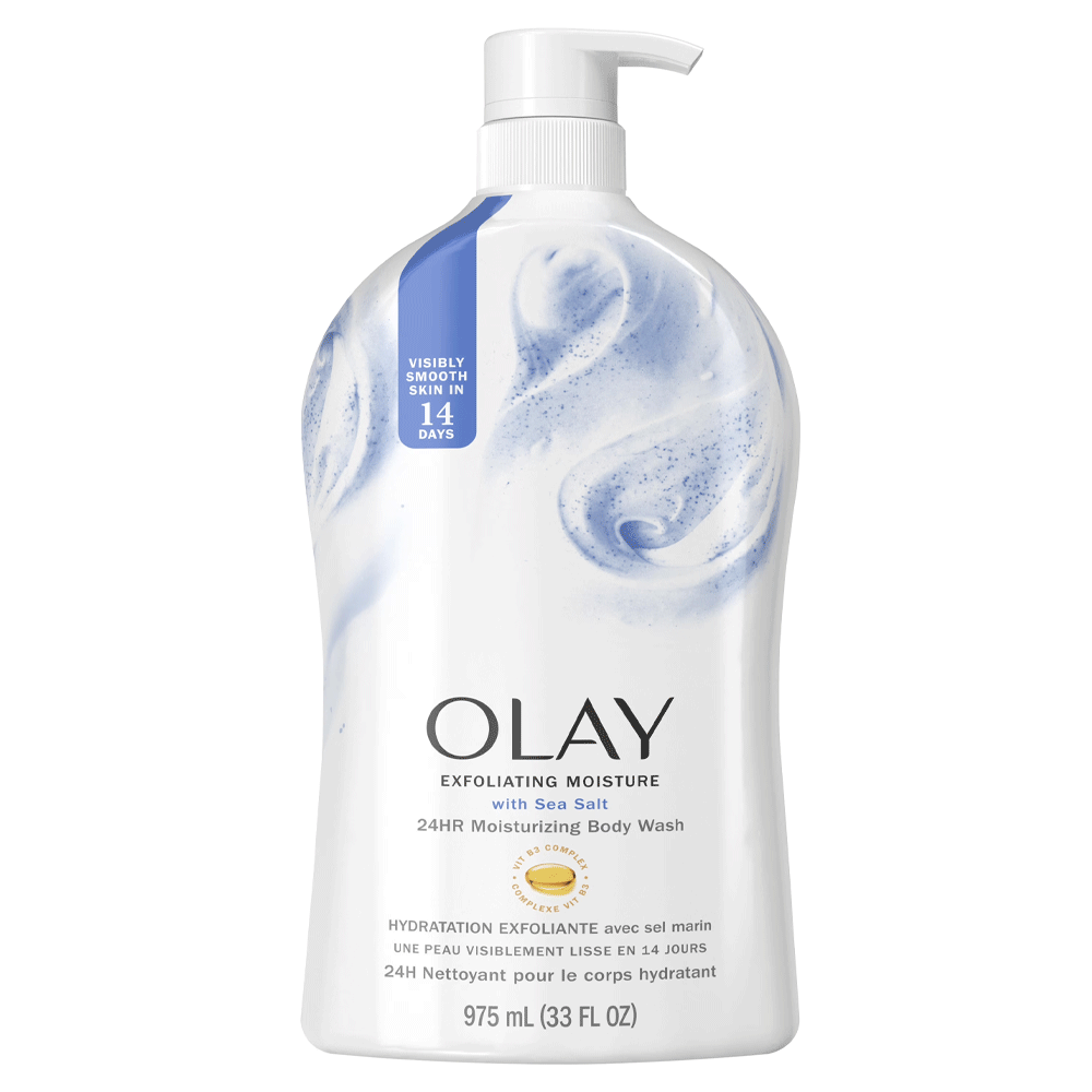 Olay Ultra Moisture Hydratant Exfoliant Sea Minerals Body Wash 975ml