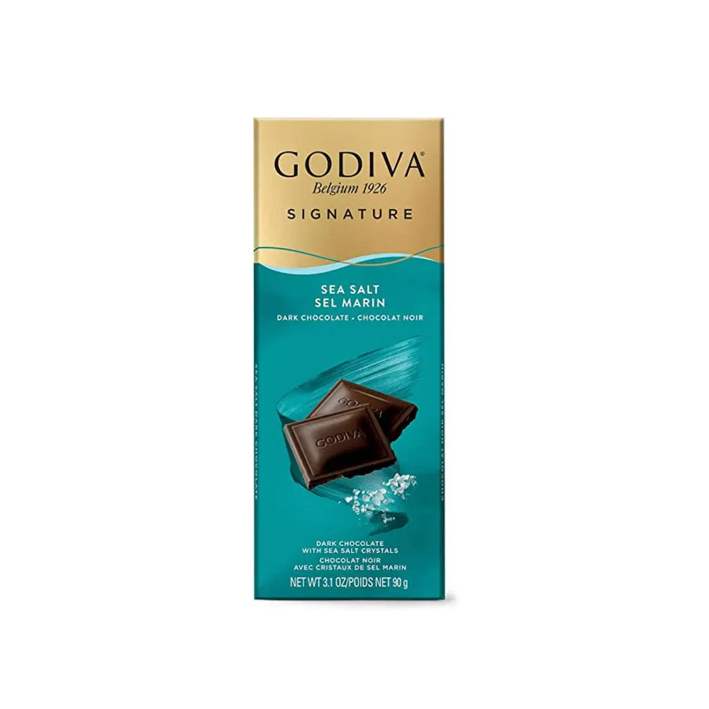 Godiva Signature Sea Salt Dark Chocolate 90g - Snapcart.pk