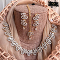 Made For Her-Imperial American Diamond Necklace Set - KFS1032