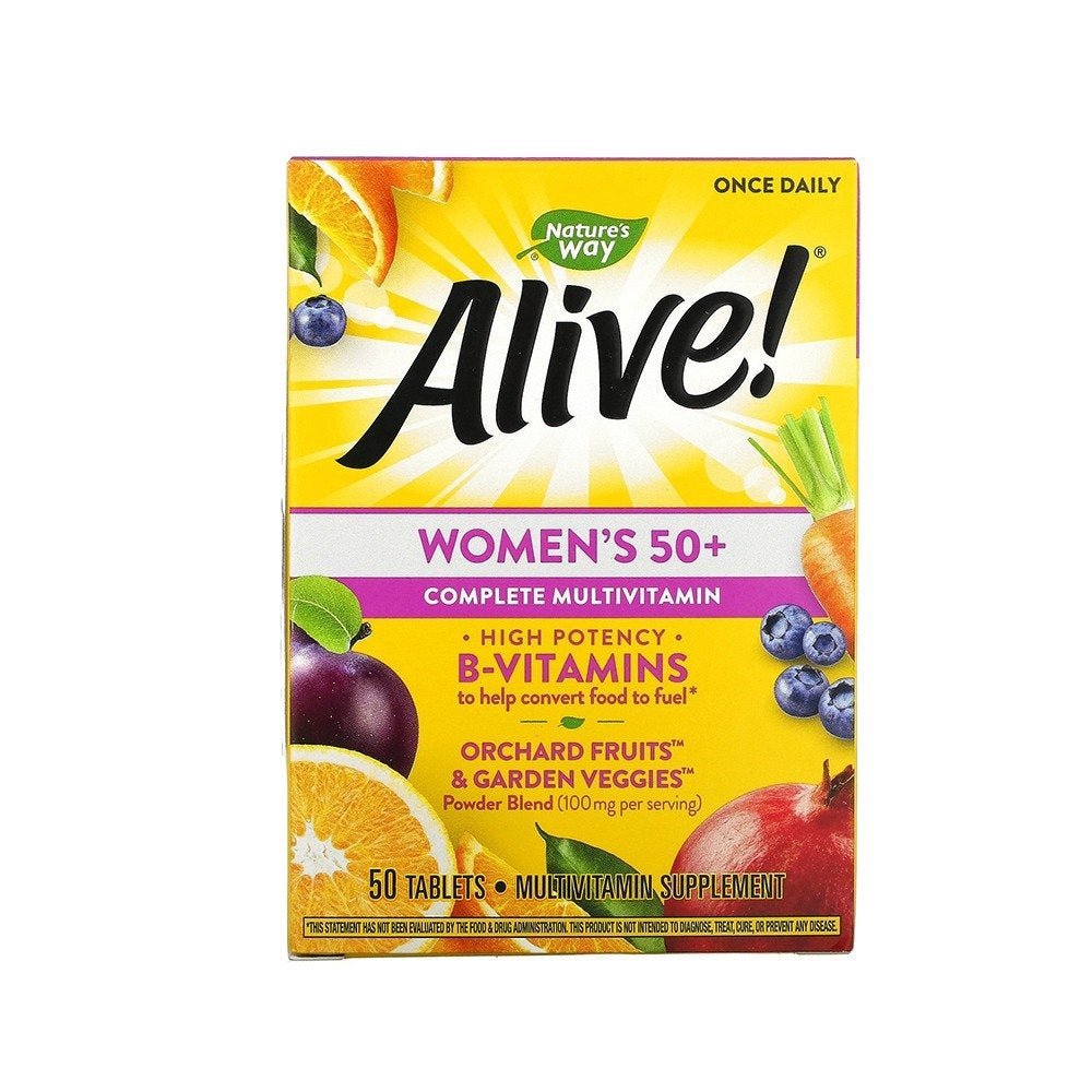 Alive Womens 50+ Multivitamin 50 Tab - Snapcart.pk