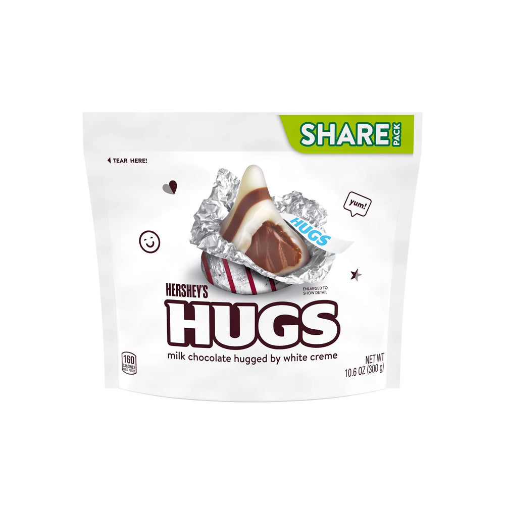 Hershey's Hugs White Creme Chocolate Bag 300g