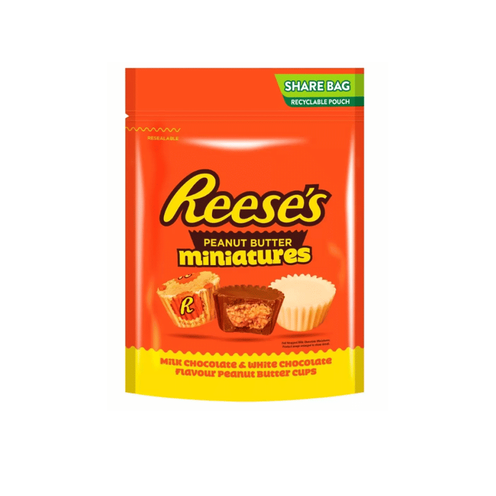 Reeses Peanut Butter Cups Miniatures Bag 300g - Snapcart.pk