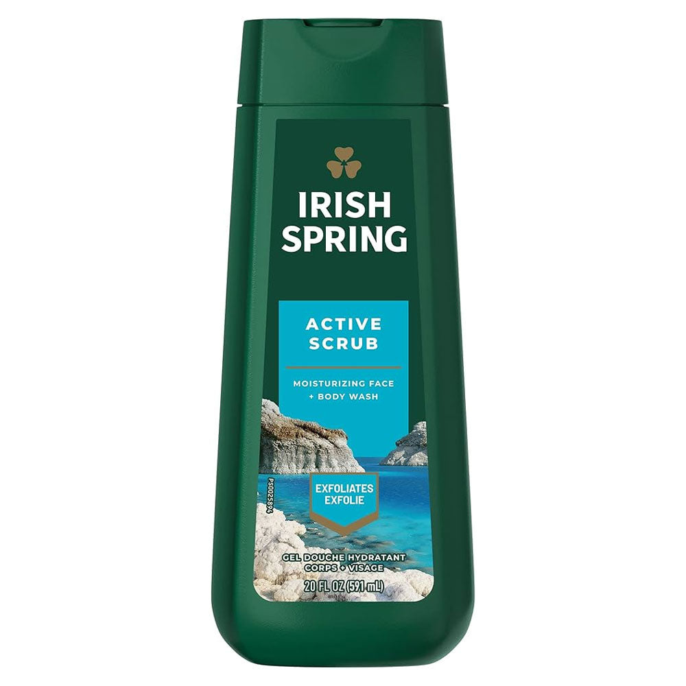 Irish Spring Active Scrub Body Wash 591ml