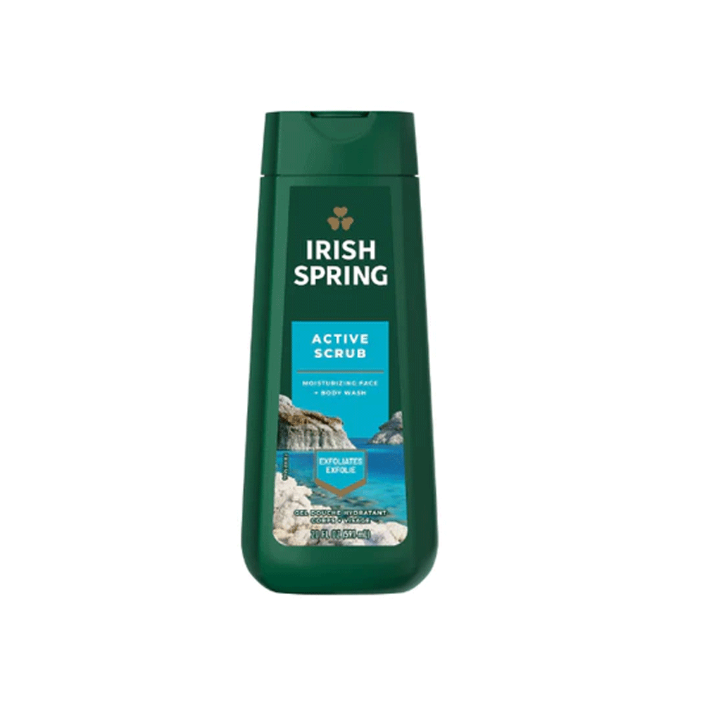 Irish Spring Active Scrub Body Wash 591ml Irish Spring