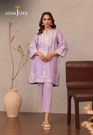 Asim Jofa Essential Pret Drop 7 Ajlpj-02 Embroidered Cambric 2Pc