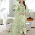 Mintara By Dressline Semi Stitched 3 Piece Aiyudia Formals Collection'2025-mintara-semi-stitched-pistachio-glow