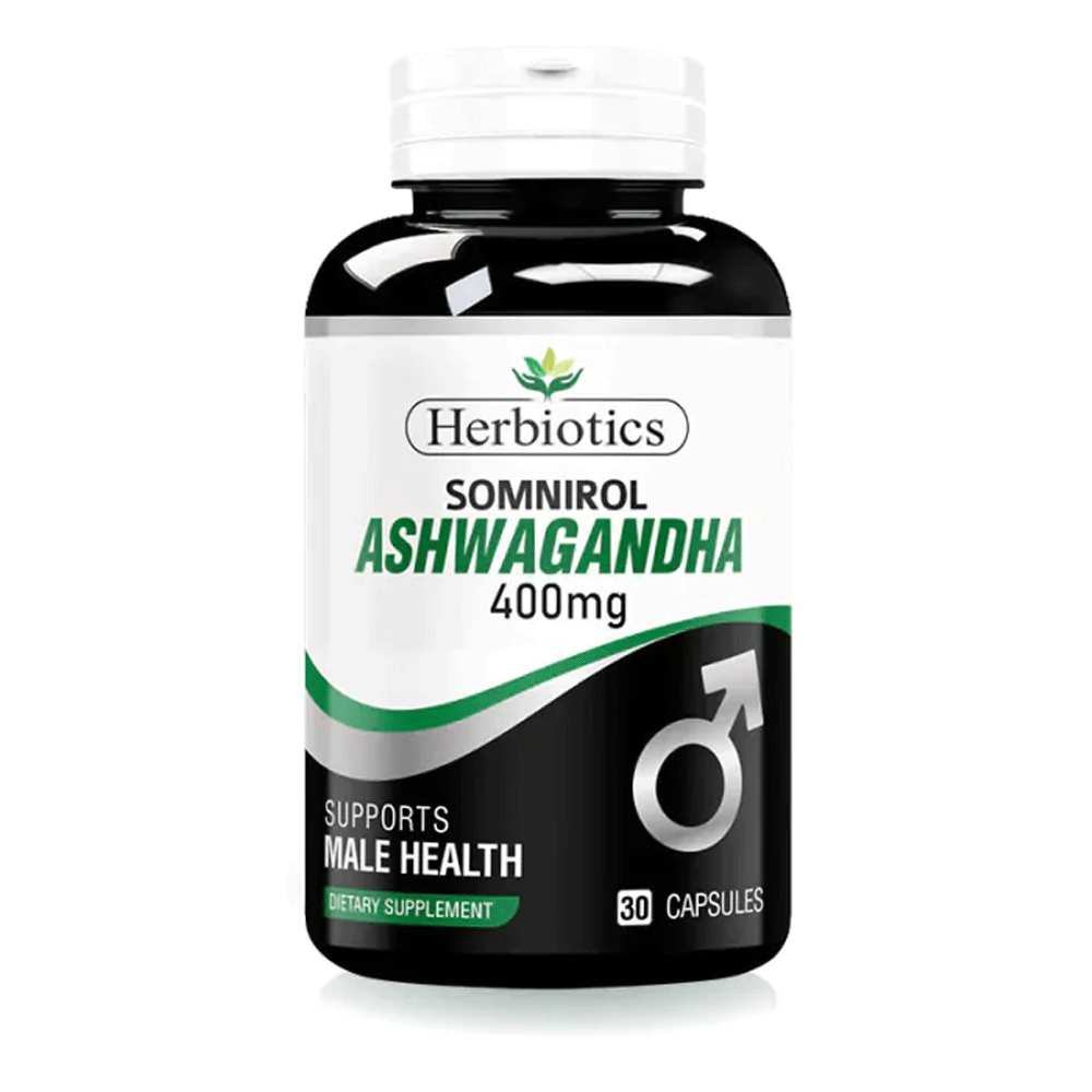 Herbiotics Somnirol Ashwagandha 400mg Cap 30s