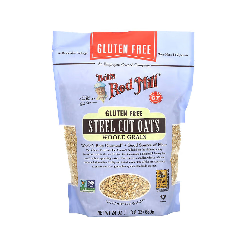 Bobs Red Mill Steel Cut Oats Whole Grain G/f 680g - Snapcart.pk