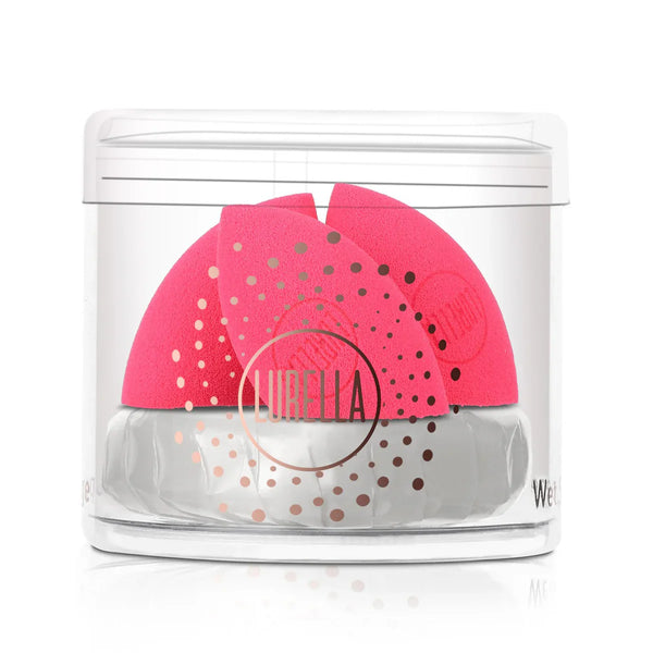 Lurella - Mini Angled Sponge Pack - Hot Pink