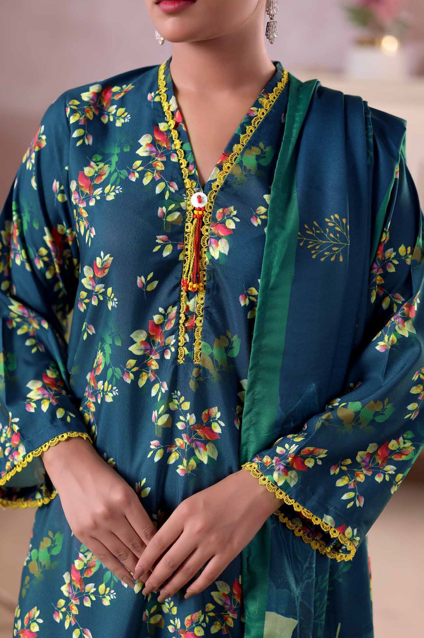 Khaas by Aizal Stitched 3 Piece Printed Ayudia Collection'2025-A-K-03