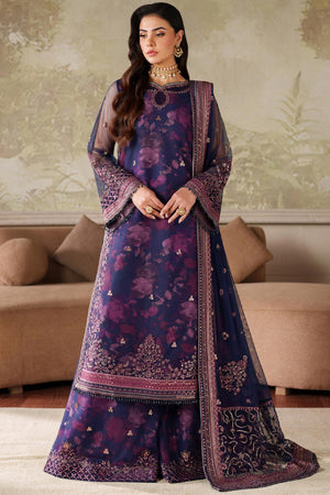 Zaneera by Zarif Unstitched 3 Piece Printed & Emb Formals Collection'2025-Zrf-Zpe-03-Aroosh