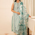 Festive Edit By Sahar Unstitched 3 Piece Jacquard Collection-04-Crystal Sky